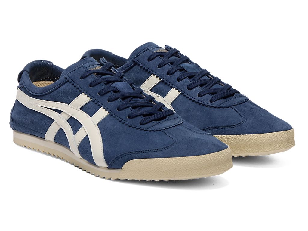 Onitsuka Tiger Mexico 66 Suede Unisex Sneakers – Navy Blue / White  running shoes women asics mens shoes  running shoes women asics mens shoes