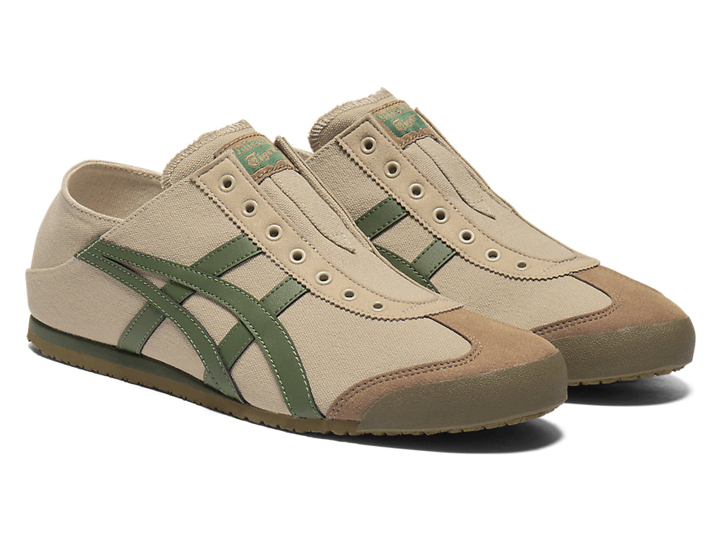 Onitsuka Tiger Mexico 66 Paraty Unisex Sneakers – Beige / Green  running shoes women asics mens shoes