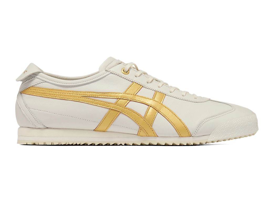 Onitsuka Tiger Mexico 66 Unisex Sneakers – Off-White / Gold running shoes women asics mens shoes