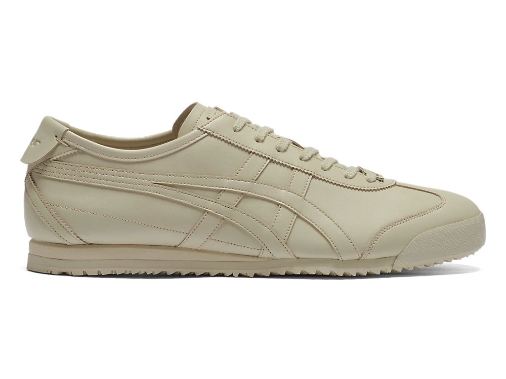 Onitsuka Tiger Mexico 66 Unisex Sneakers – Beige Leather  running shoes women asics mens shoes