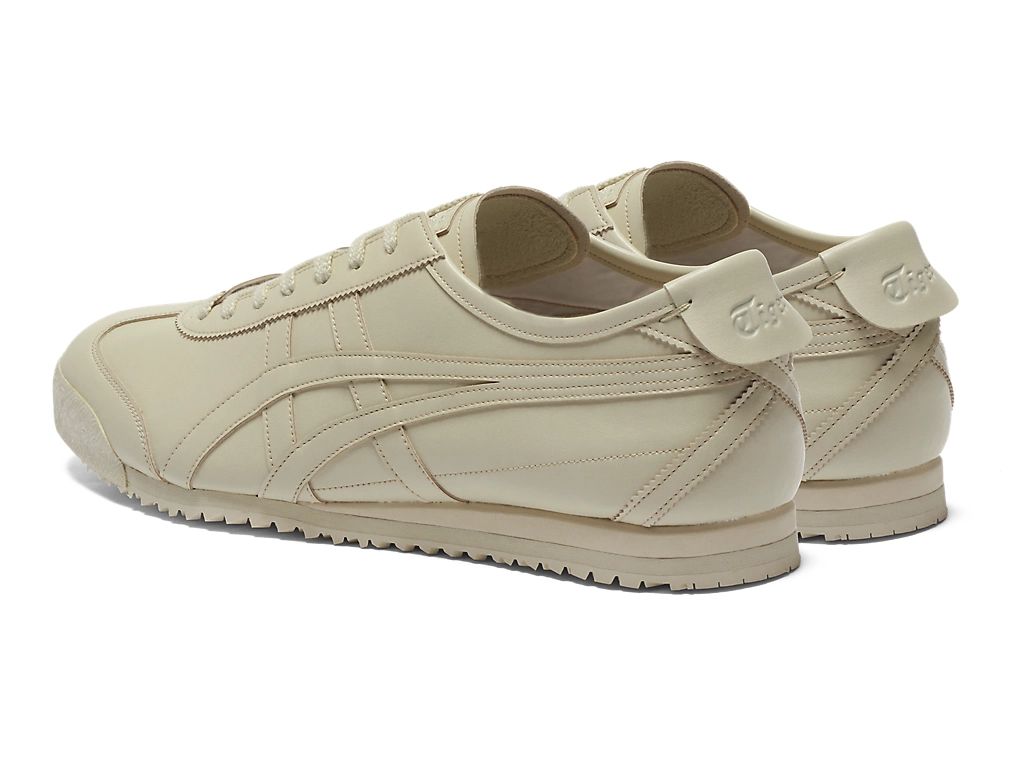 Onitsuka Tiger Mexico 66 Unisex Sneakers – Beige Leather  running shoes women asics mens shoes