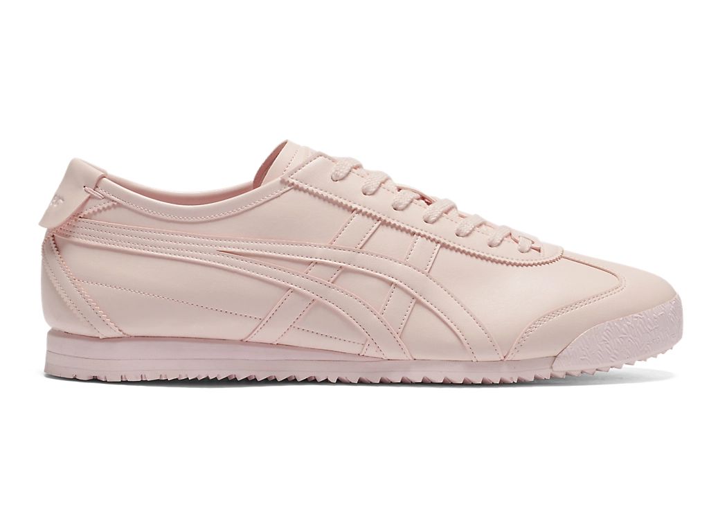 Onitsuka Tiger Mexico 66 Unisex Sneakers – Light Pink Leather  running shoes women asics mens shoes