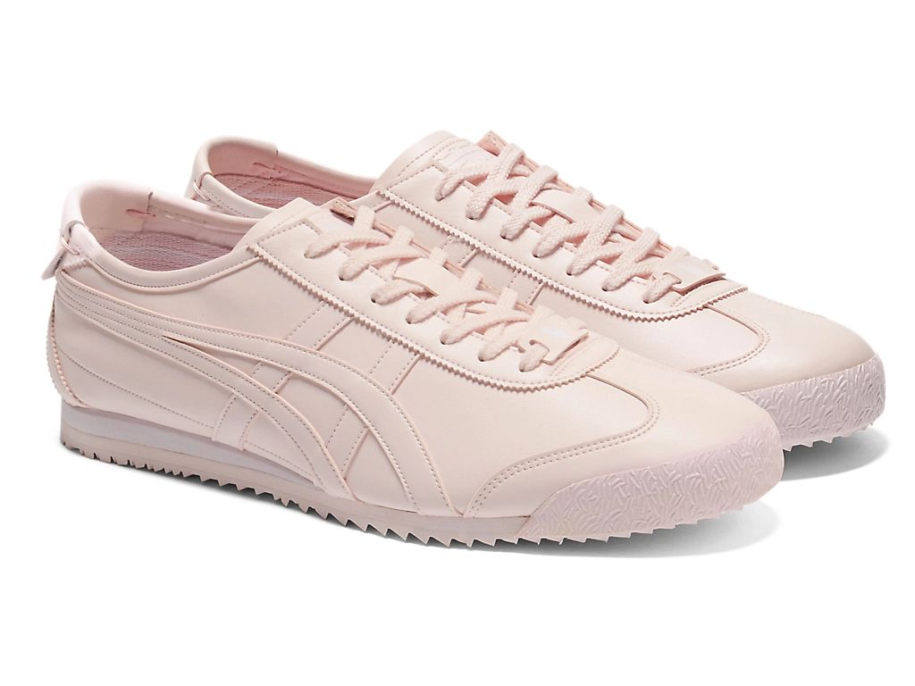 Onitsuka Tiger Mexico 66 Unisex Sneakers – Light Pink Leather  running shoes women asics mens shoes