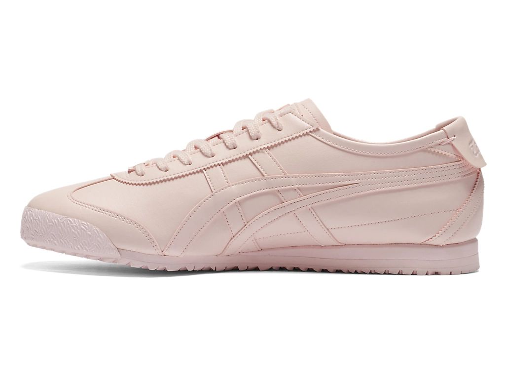 Onitsuka Tiger Mexico 66 Unisex Sneakers – Light Pink Leather  running shoes women asics mens shoes