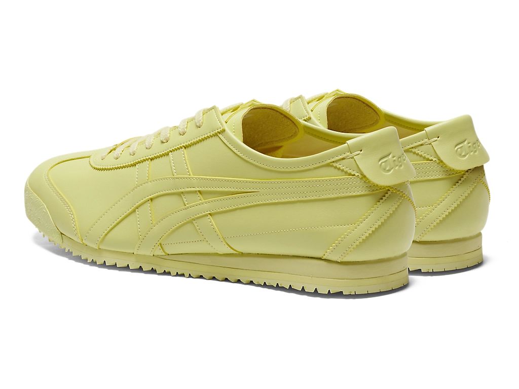 Onitsuka Tiger Mexico 66 Unisex Sneakers – Light Yellow Leather  running shoes women asics mens shoes