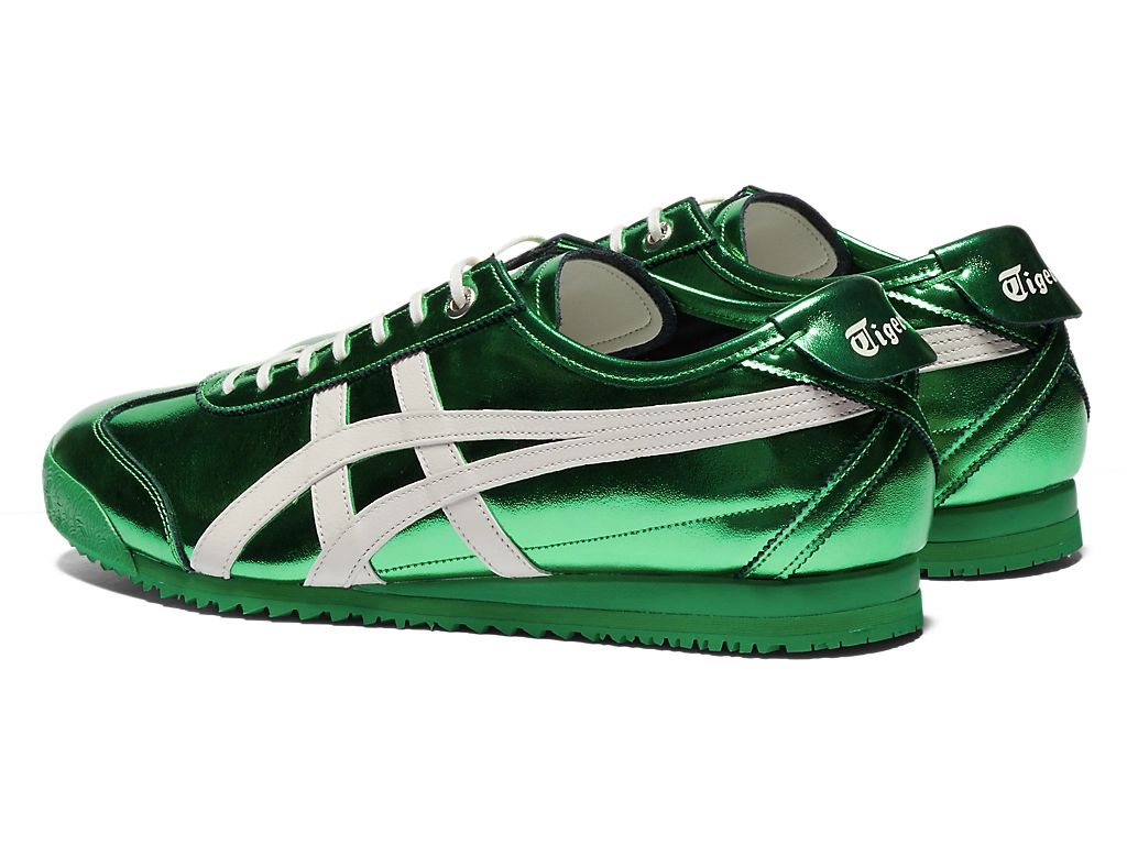Onitsuka Tiger Mexico 66 Unisex Sneakers – Metallic Gold White Stripe  running shoes women asics mens shoes