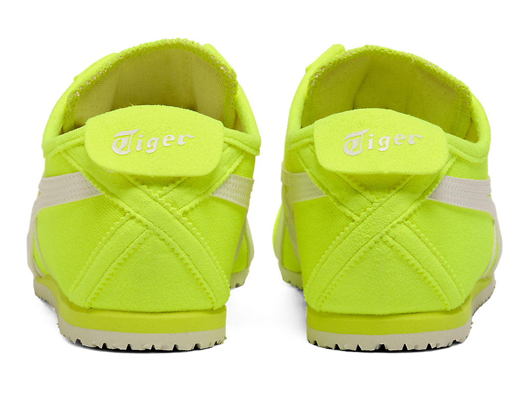 Onitsuka Tiger Mexico 66 Slip-On Unisex Sneakers – Neon Green White Stripe  running shoes women asics mens shoes