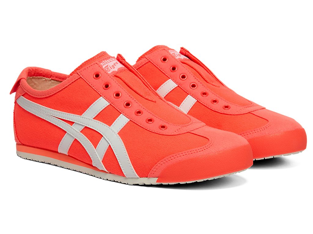Onitsuka Tiger Mexico 66 Slip-On Unisex Sneakers – Orange White Stripe  running shoes women asics mens shoes