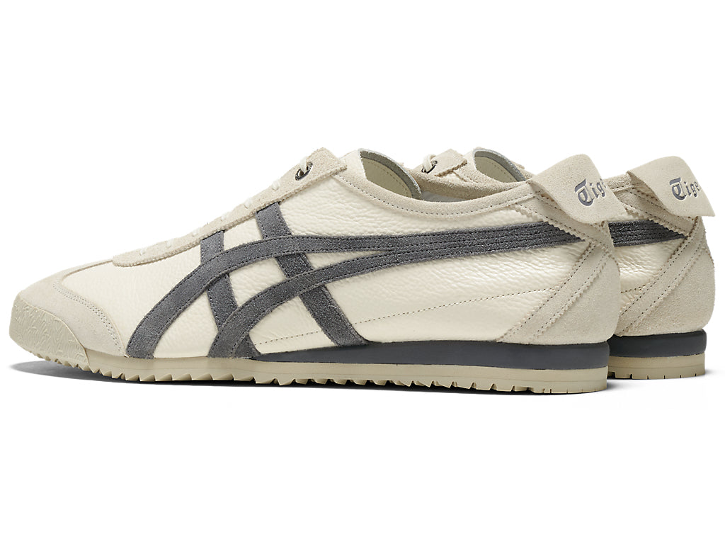 Onitsuka Tiger Mexico 66 Unisex Sneakers – Cream Dark Gray Stripe  running shoes women asics mens shoes