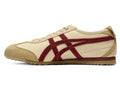 Onitsuka Tiger Mexico 66 Unisex Sneakers – Beige Burgundy Stripe  running shoes women asics mens shoes