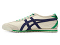 Onitsuka Tiger Mexico 66 Unisex Sneakers – Cream Navy Green Stripe  running shoes women asics mens shoes