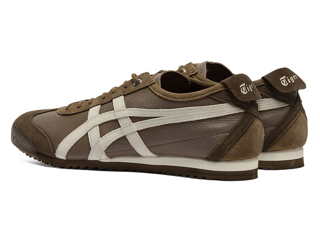 Onitsuka Tiger Mexico 66 Unisex Sneakers – Brown Off-White Stripe  running shoes women asics mens shoes