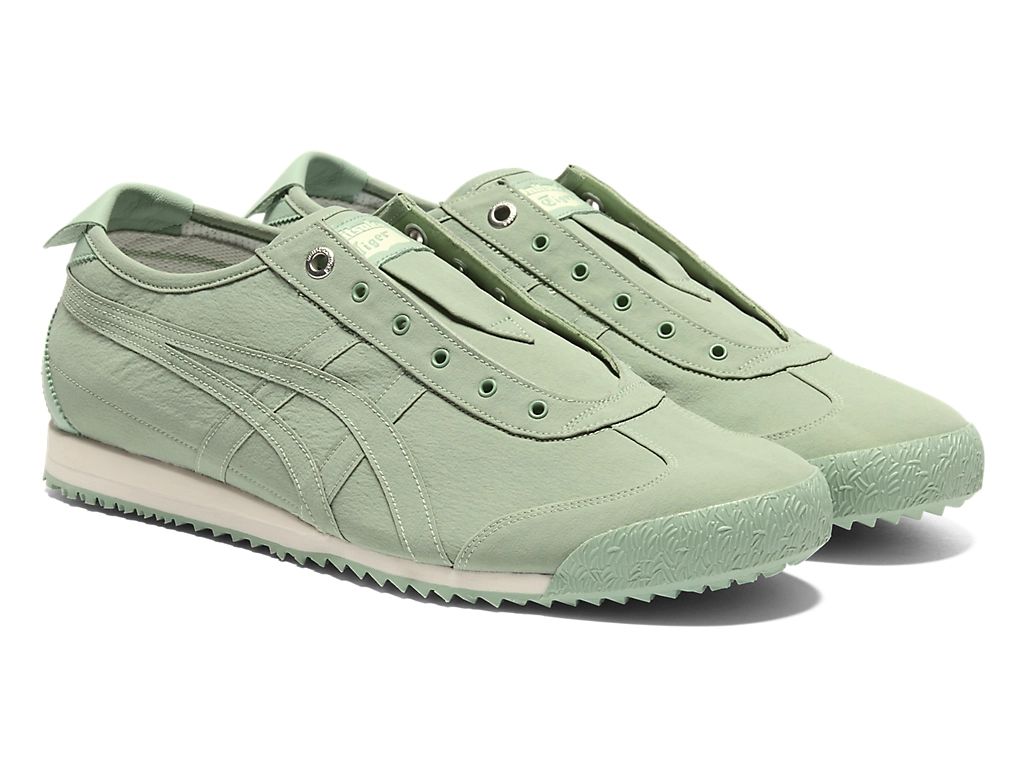 Onitsuka Tiger Mexico 66 Slip-On Unisex Sneakers – Sage Green  running shoes women asics mens shoes