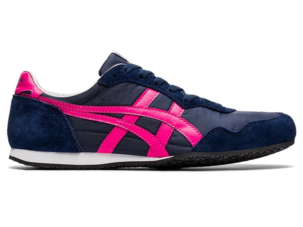 Onitsuka Tiger Serrano Unisex Sneakers – Navy / Hot Pink  running shoes women asics mens shoes