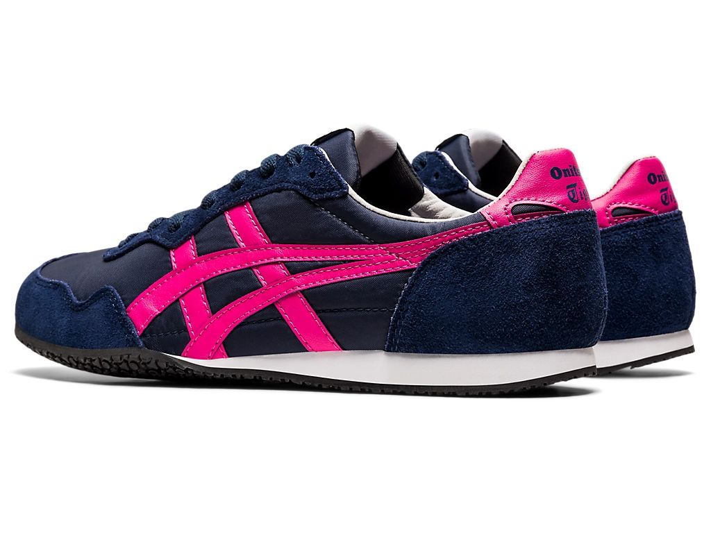 Onitsuka Tiger Serrano Unisex Sneakers – Navy / Hot Pink  running shoes women asics mens shoes