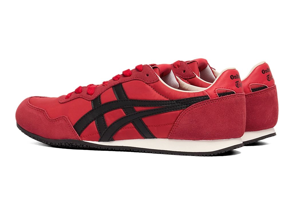 Onitsuka Tiger Serrano Unisex Sneakers – Red / Black  running shoes women asics mens shoes