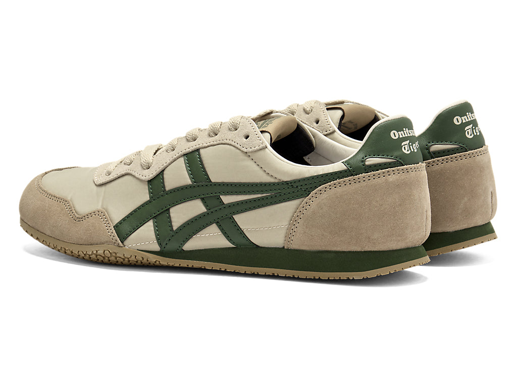 Onitsuka Tiger Serrano Unisex Sneakers – Beige / Green  running shoes women asics mens shoes