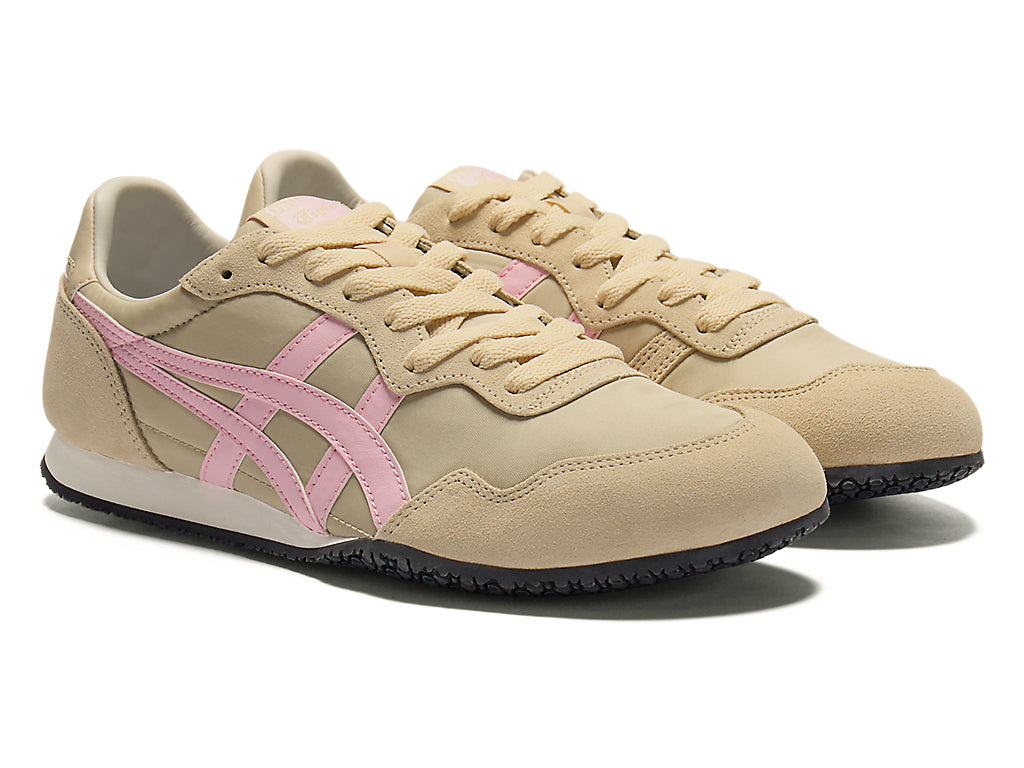 Onitsuka Tiger Serrano Unisex Sneakers – Beige / Pink  running shoes women asics mens shoes