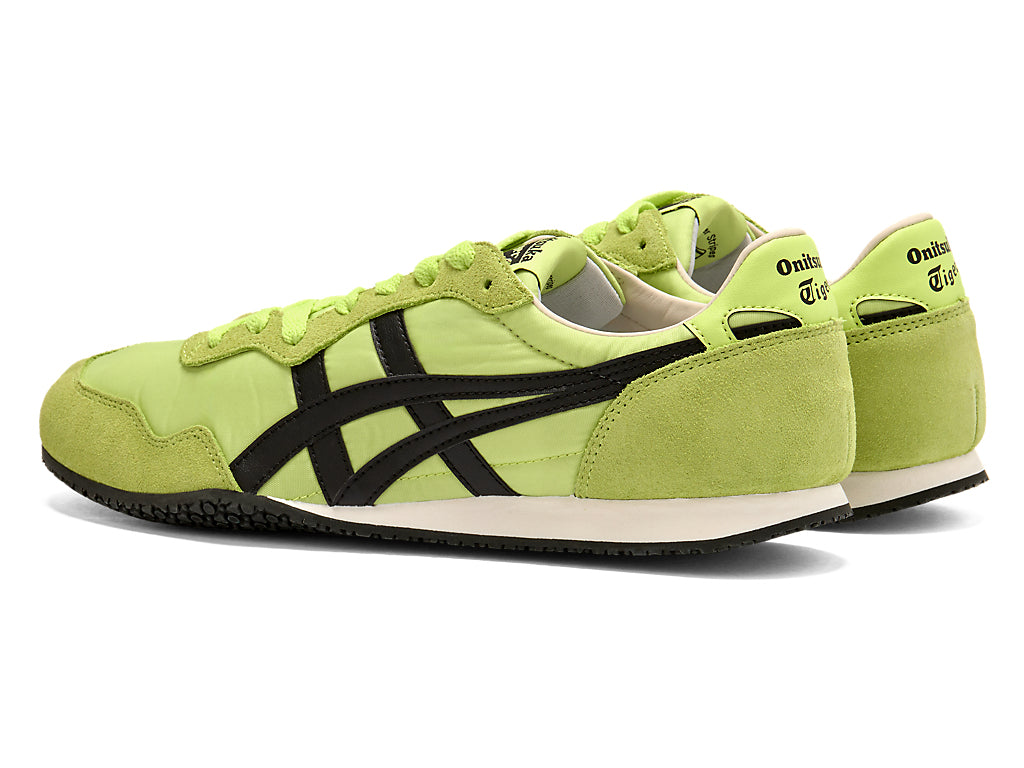 Onitsuka Tiger Serrano Unisex Sneakers – Lime Green / Black  running shoes women asics mens shoes