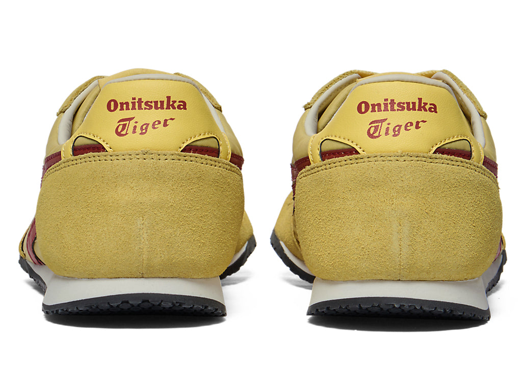 Onitsuka Tiger Serrano Unisex Sneakers – Yellow / Burgundy  running shoes women asics mens shoes