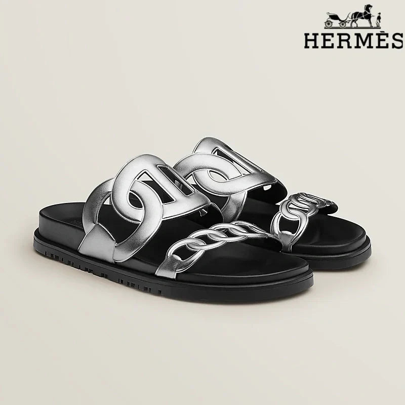 Hermès Extra Silver Sandal