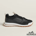 Hermès Black Mixed Material Hiking Sneakers