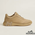 Hermès Beige Suede Platform Sneakers