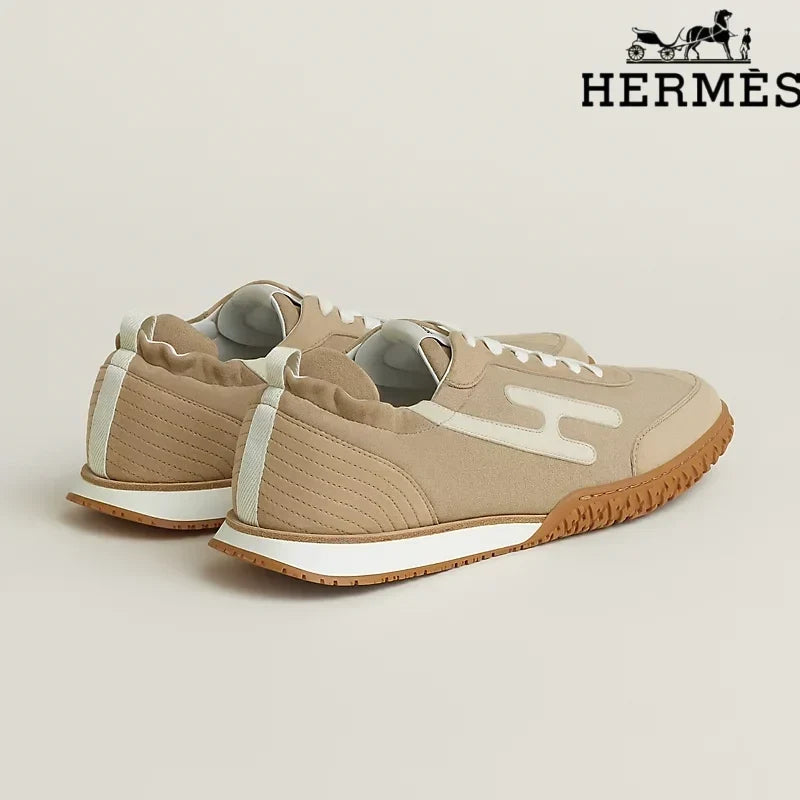 Hermès Beige Bouncing Sneakers