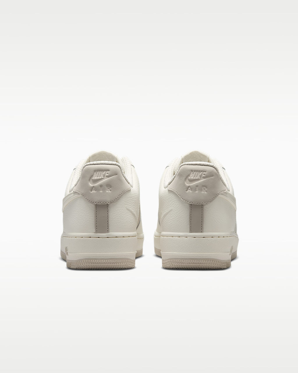 Nike Air Force 1 '07 Cream Light Beige Color Block Sneakers mens low top shoes