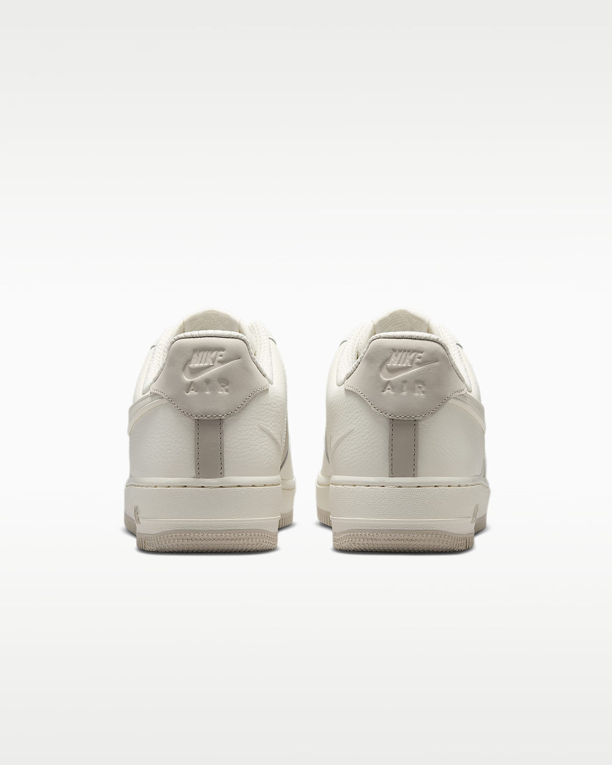Nike Air Force 1 '07 Cream Light Beige Color Block Sneakers mens low top shoes