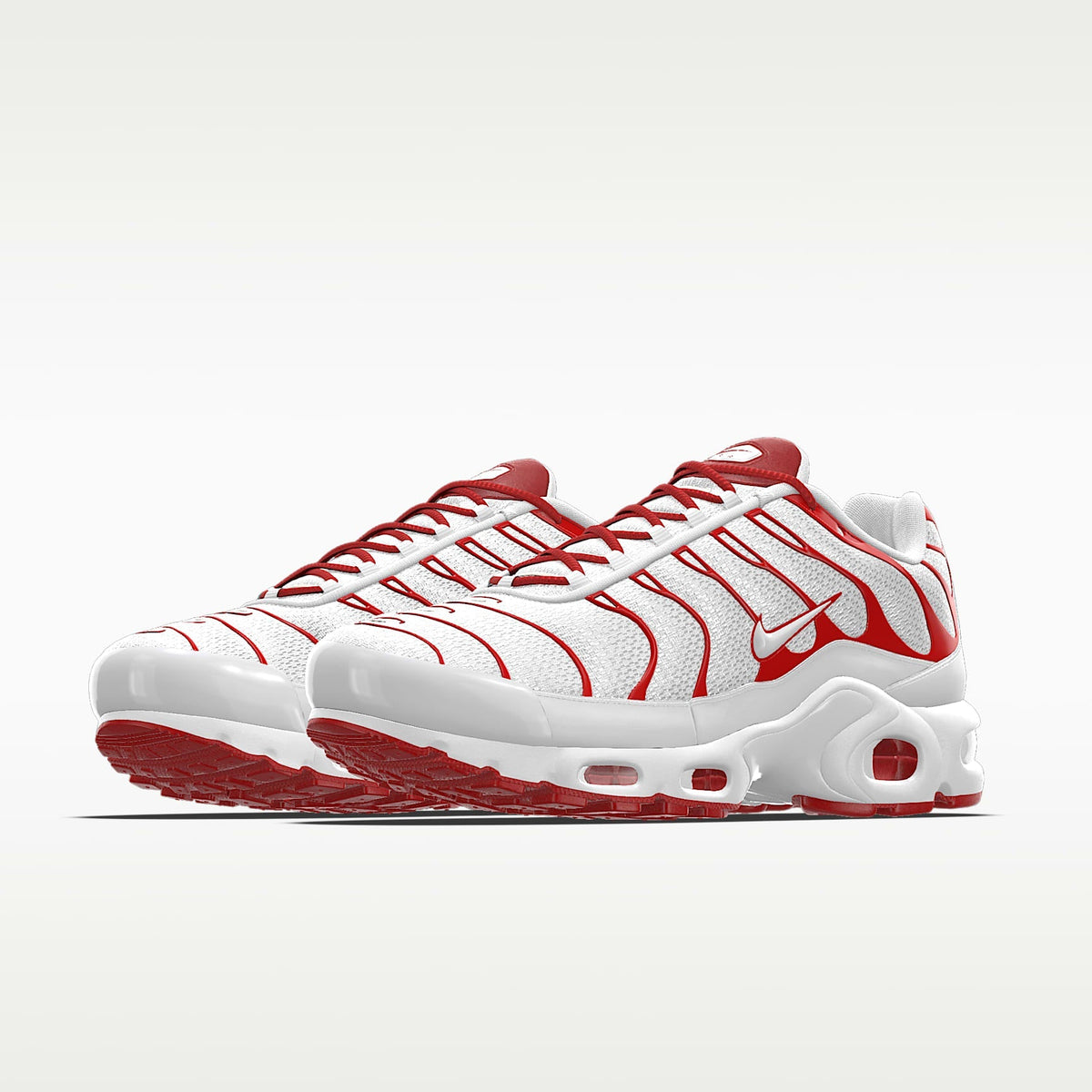 Nike Air Max Plus TN Women's & Men's Sneakers - White / University Red
