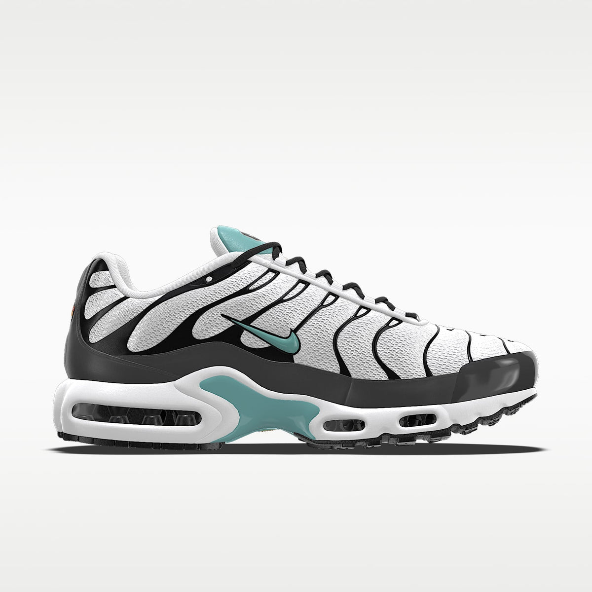 Nike Air Max Plus TN Women's & Men's Sneakers - White / Black / Aqua Blue