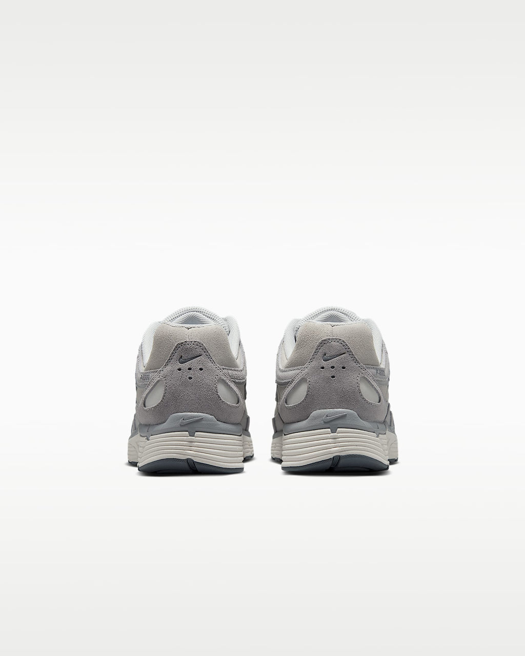Nike P‑6000 Full Grey Suede Mesh Athletic Sneakers