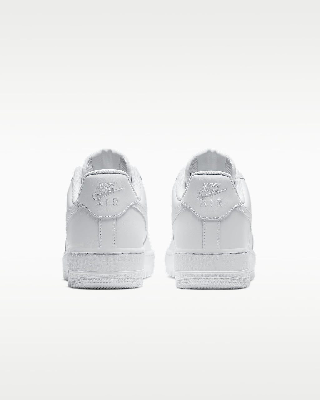Nike Air Force 1 '07 Triple White Leather Sneakers mens low top shoes