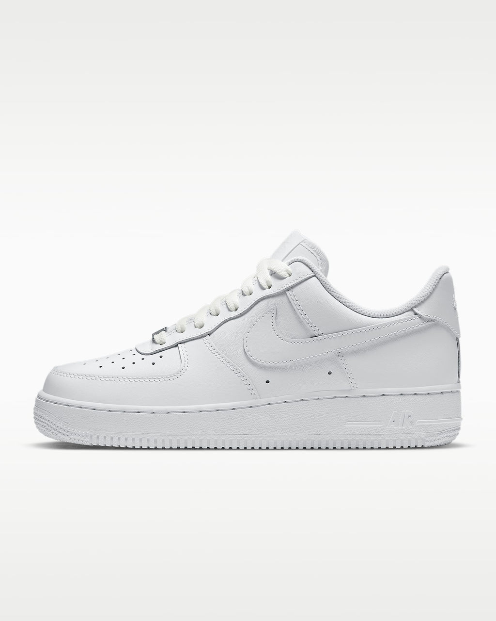 Nike Air Force 1 '07 Triple White Leather Sneakers mens low top shoes