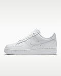 Nike Air Force 1 '07 Triple White Leather Sneakers mens low top shoes
