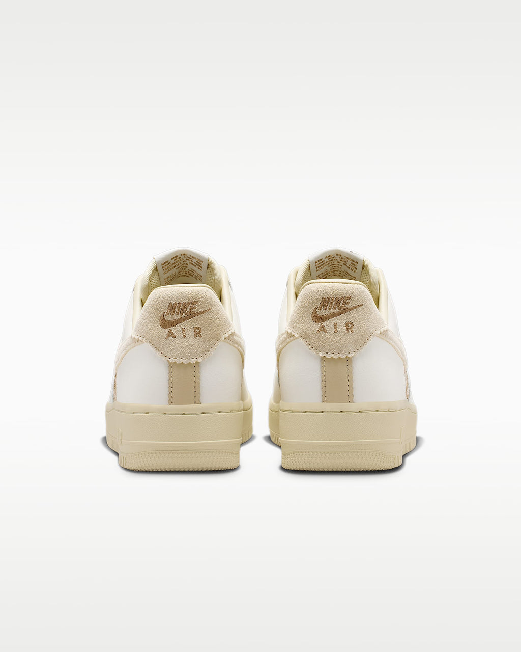 Nike Air Force 1 '07 Sail Beige Woven Embroidery Sneakers mens low top shoes