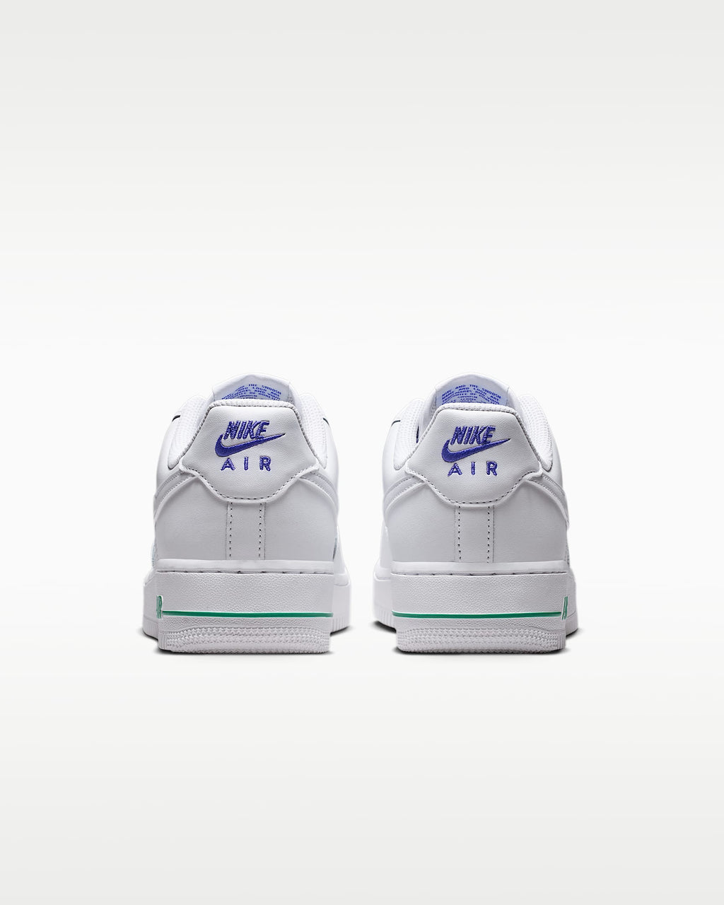 Nike Air Force 1 '07 White Blue Flower Print Sneakers mens low top shoes