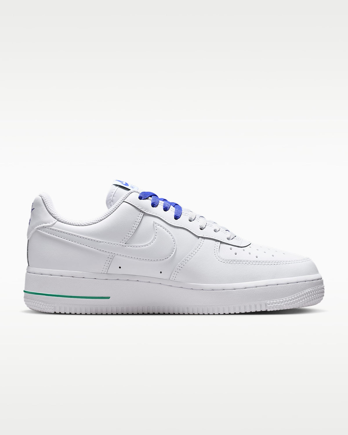 Nike Air Force 1 '07 White Blue Flower Print Sneakers mens low top shoes