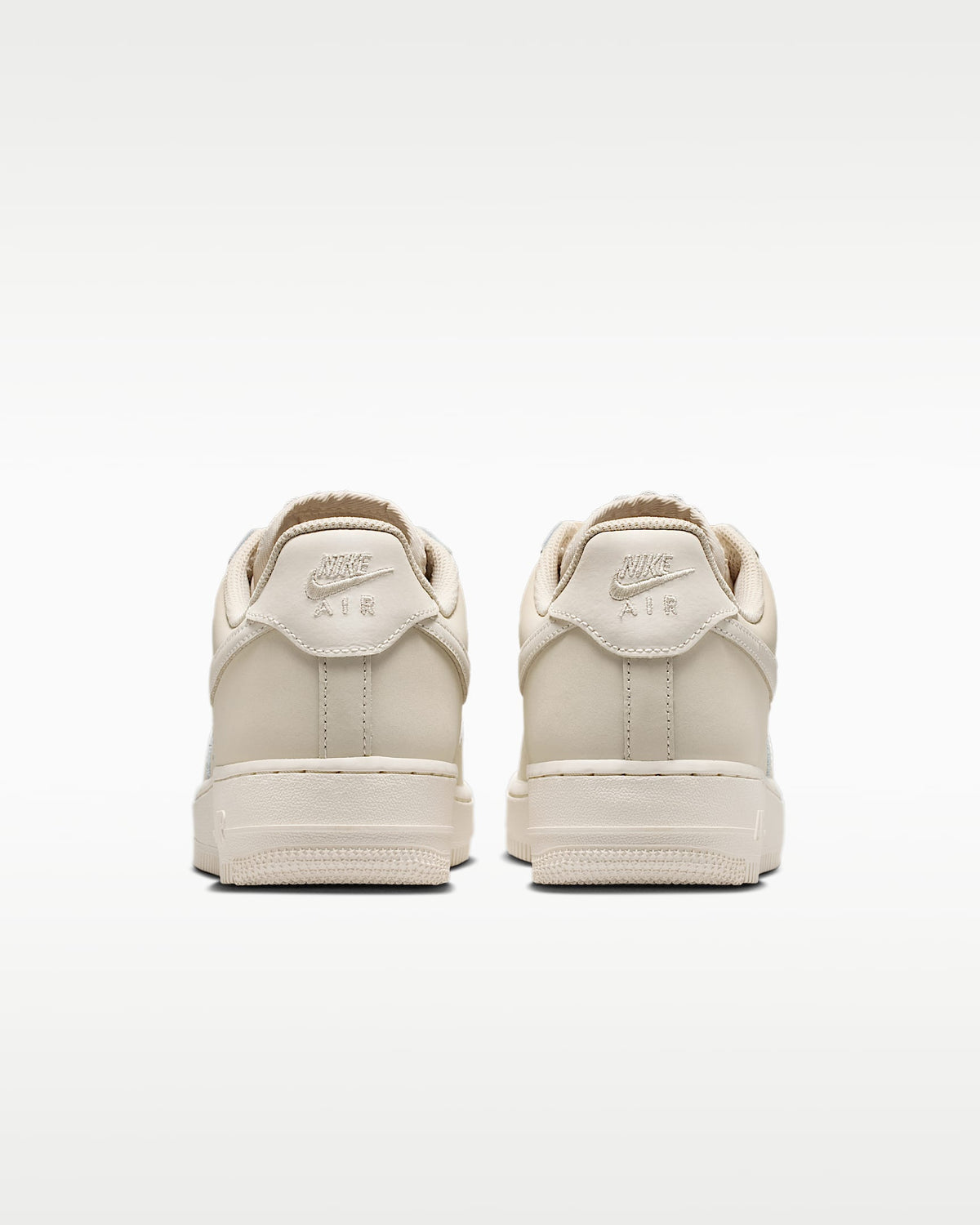 Nike Air Force 1 '07 Light Bone Satin Laces Sneakers mens low top shoes