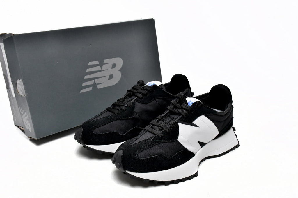 New Balance 327 Women's & Men's Retro Sneakers - Black & White