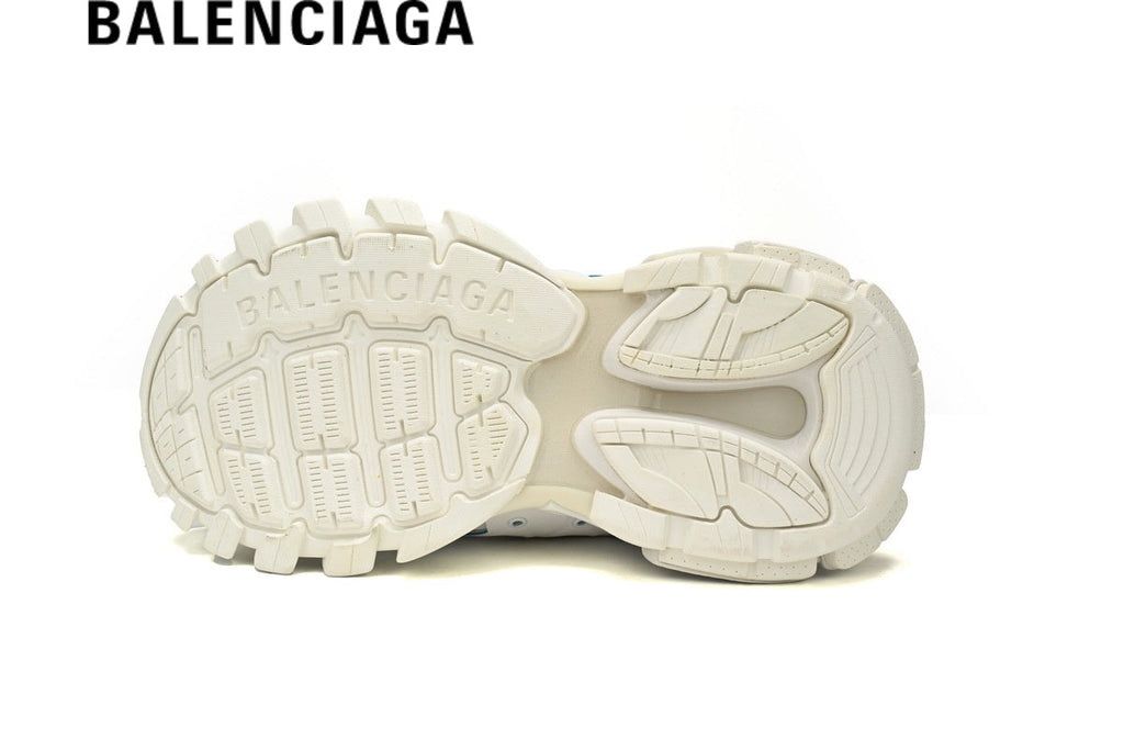 Balenciaga Track men's shoes  women sneakers Sandal White Blue