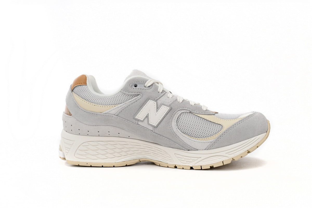New Balance 2002R Women's & Men's Light Grey & Cream Retro Sneakers