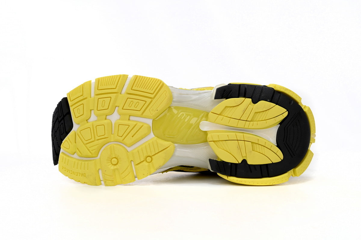 Balenciaga men's shoes Track  Runner Sneaker – Distressed Low-Top  balenciaga runners Yellowish-white