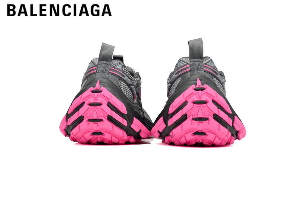 Balenciaga Cargo men's shoes  women sneakers — Dark Gray / Hot Pink