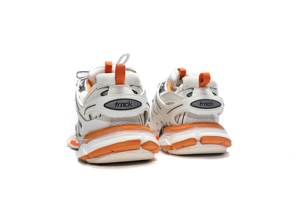 Balenciaga men's shoes  Track Sneakers  balenciaga runners White-orange