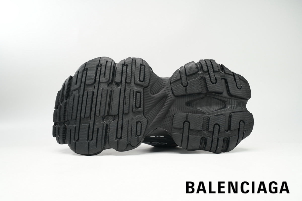 Balenciaga Runner men's shoes  women sneakers – All Black