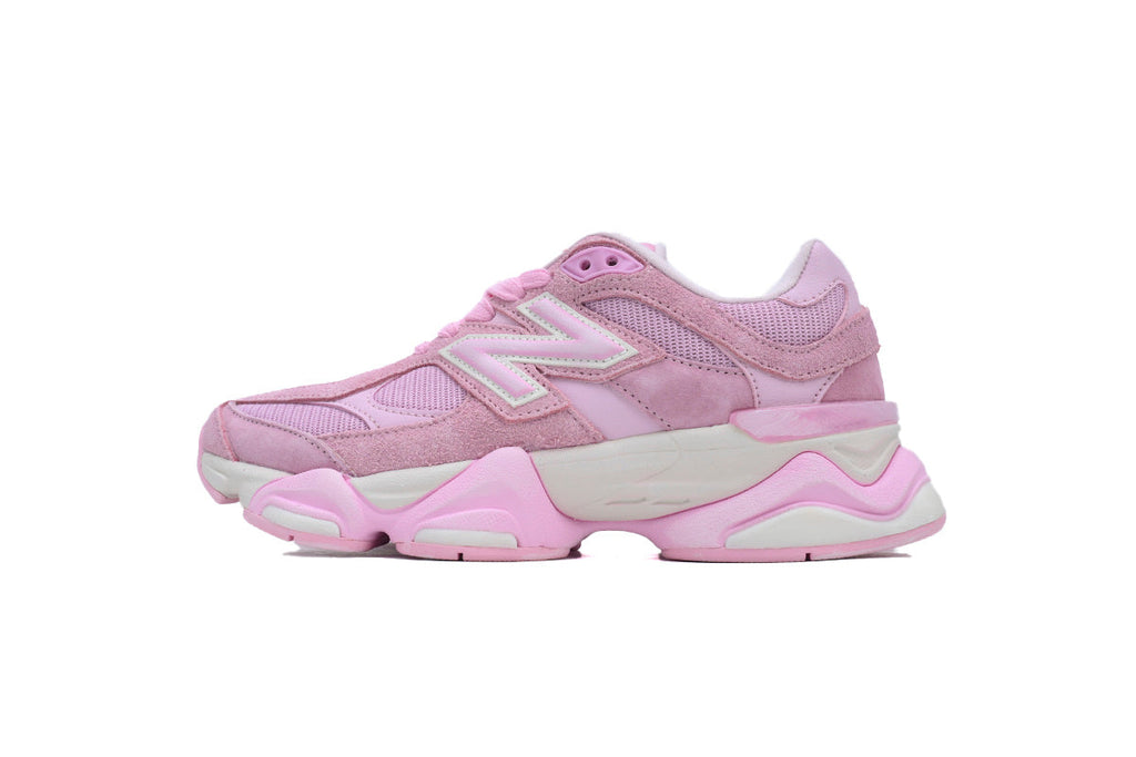New Balance 9060 Women's & Men's Pink Cream Chunky Retro Sneakers