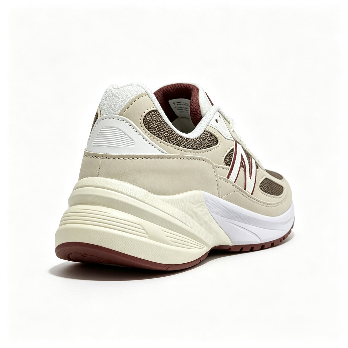 New Balance 990v6 Mindful Grey Burgundy Women's & Men's Lifestyle Sneakers