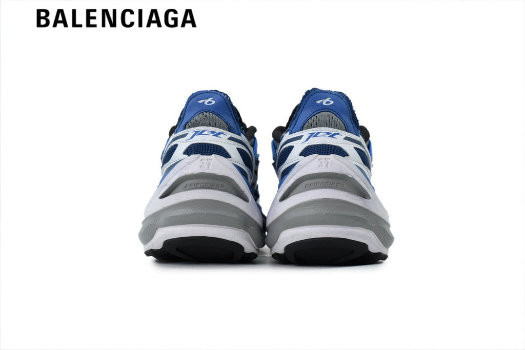 Balenciaga Unlimited men's shoes  women sneakers White Blue